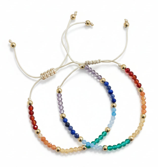 Bracelet - Multi Colour Precious Stones