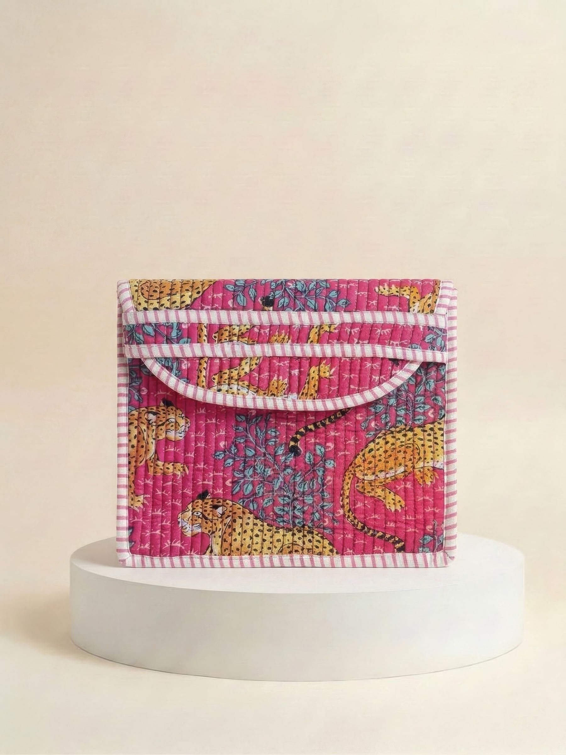 Clutch Bag - Hot Pink Cheetah