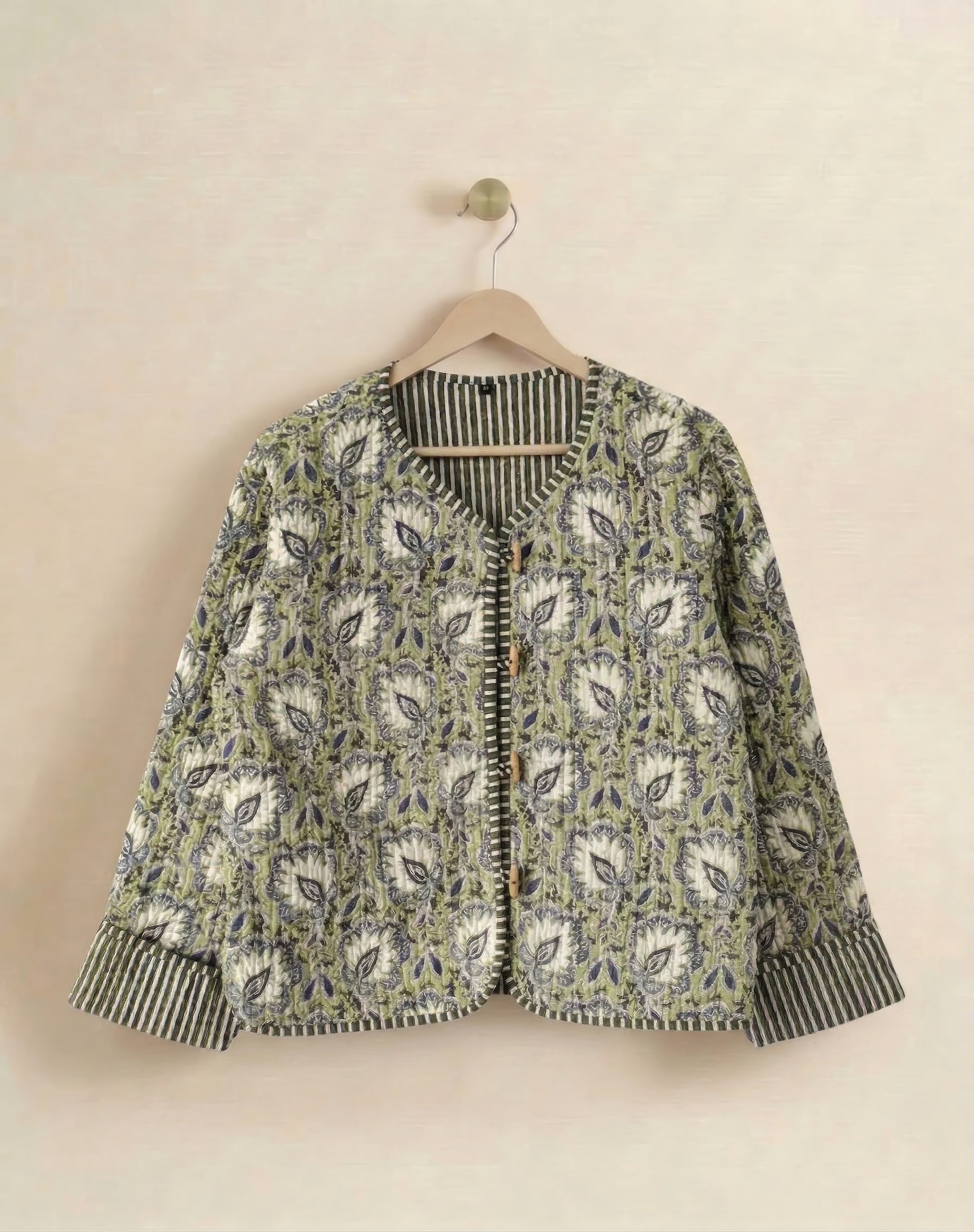 Jacket - Olive Floral