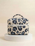 Make up bag - Blue Leopard