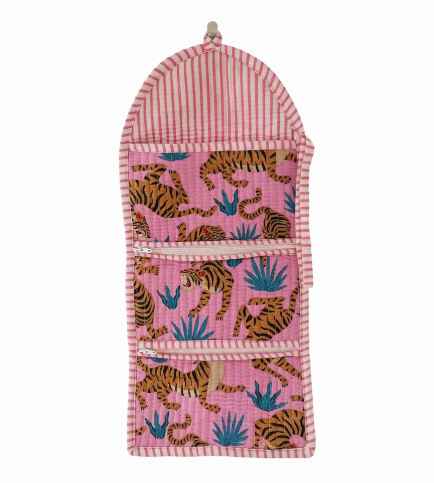 Mini Purse - Pink Tiger Print