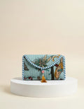 Mini Purse - Aqua Blue Tropical