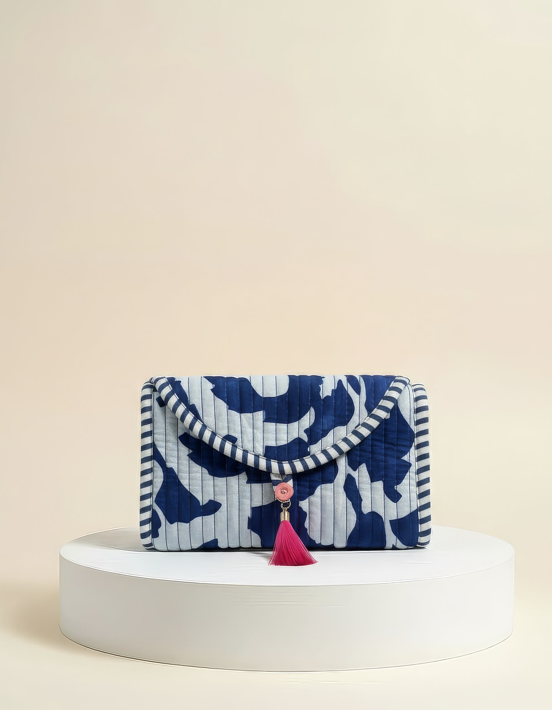 Mini Purse - Blue Floral Print