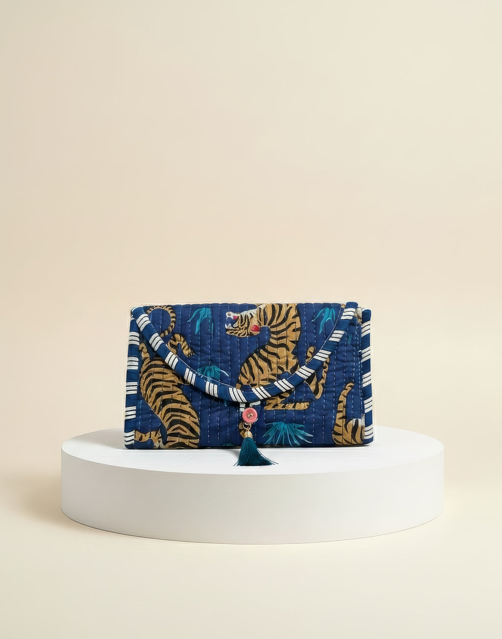 Mini Purse - Blue Tiger