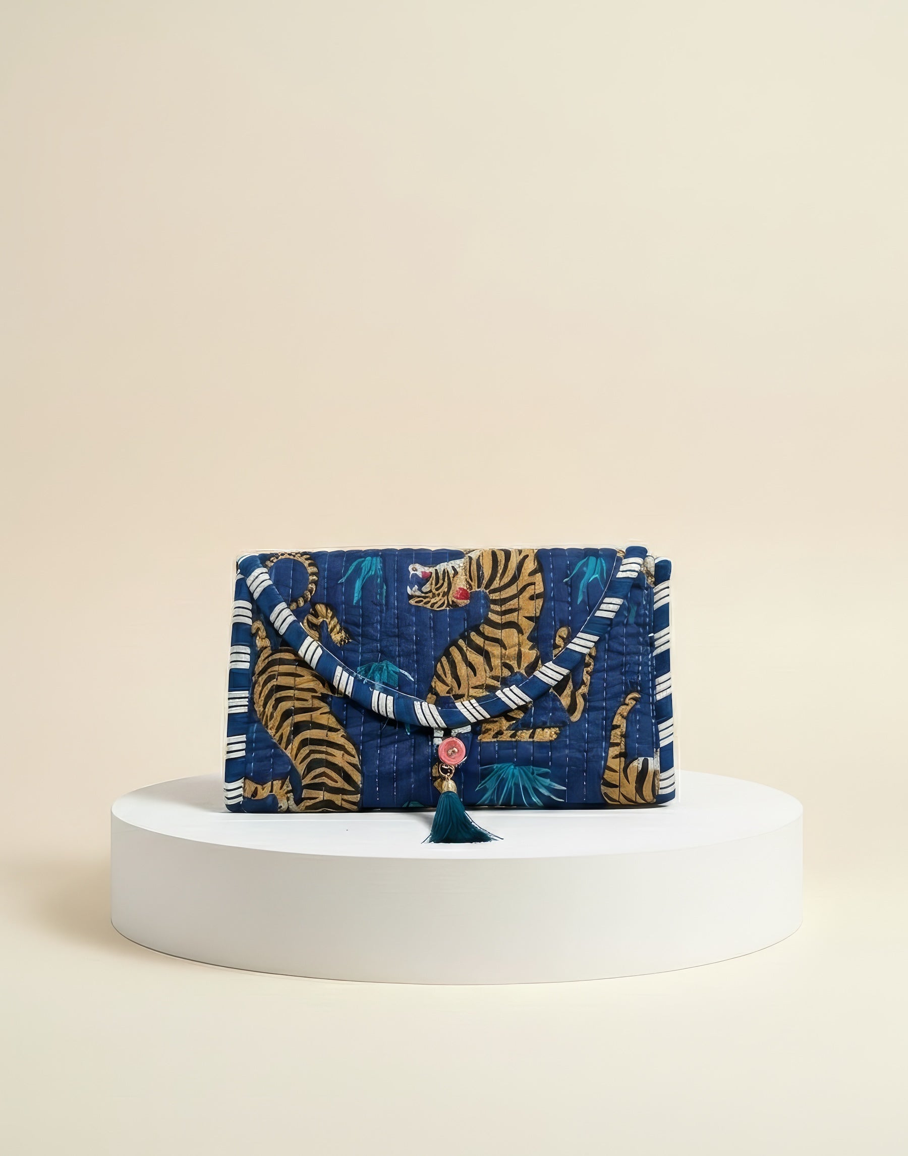 Mini Purse - Blue Tiger