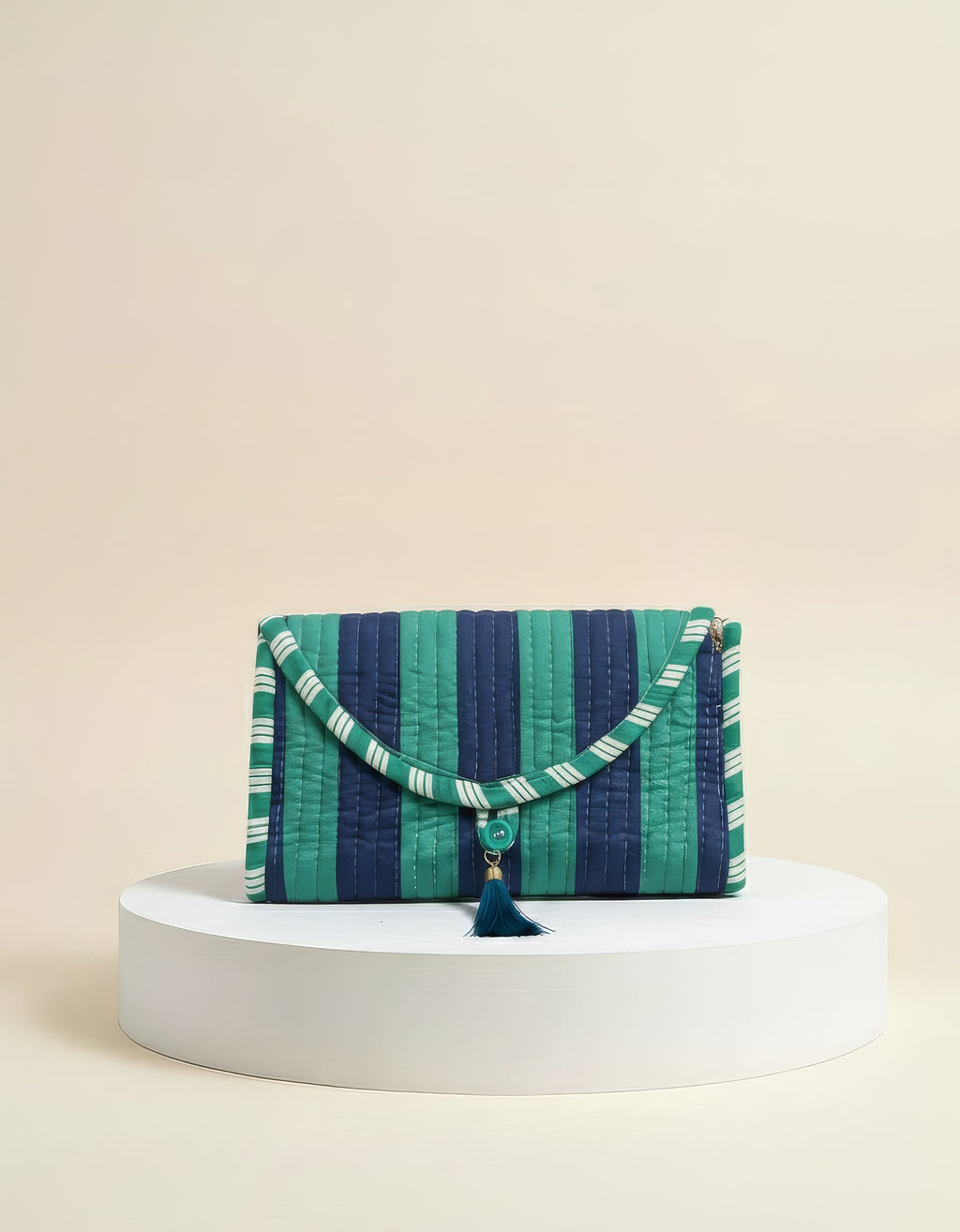 Mini Purse - Blue Stripe