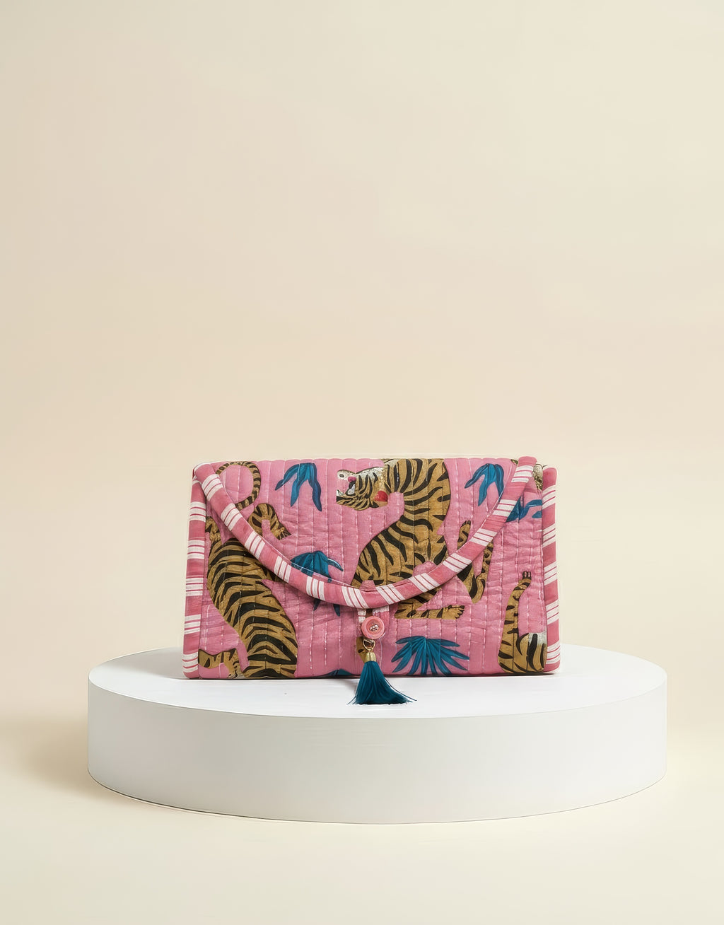Mini Purse - Pink Tiger Print