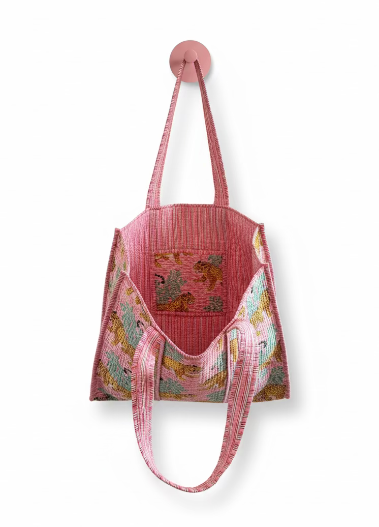 Tote - Light Pink Cheetah