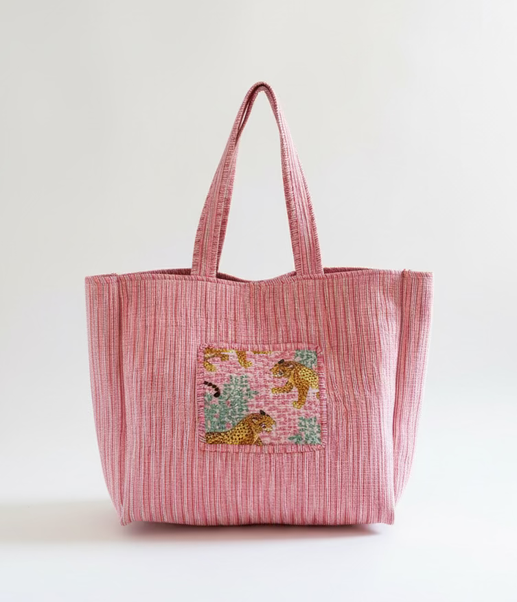 Tote - Light Pink Cheetah
