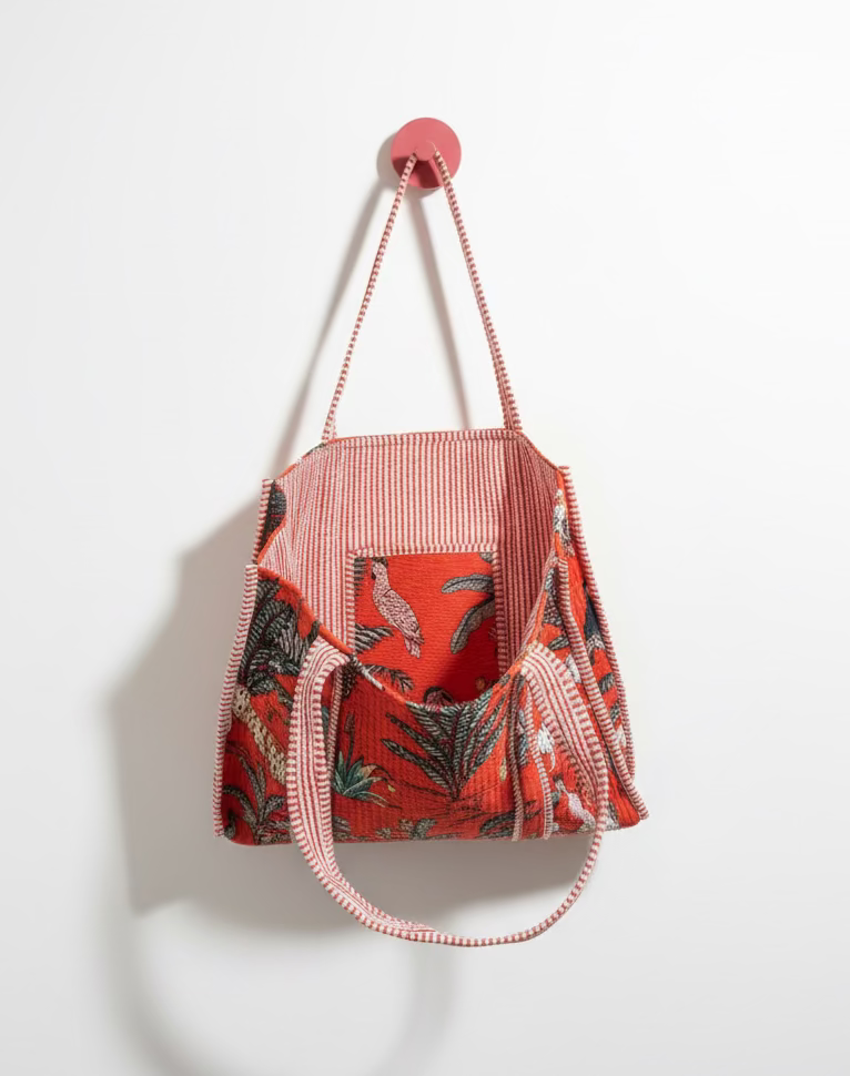 Tote - Orange Tropical