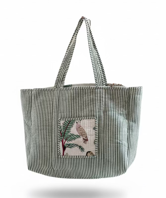Tote - White Tropical