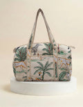 Weekend Bag - Cream Tropical