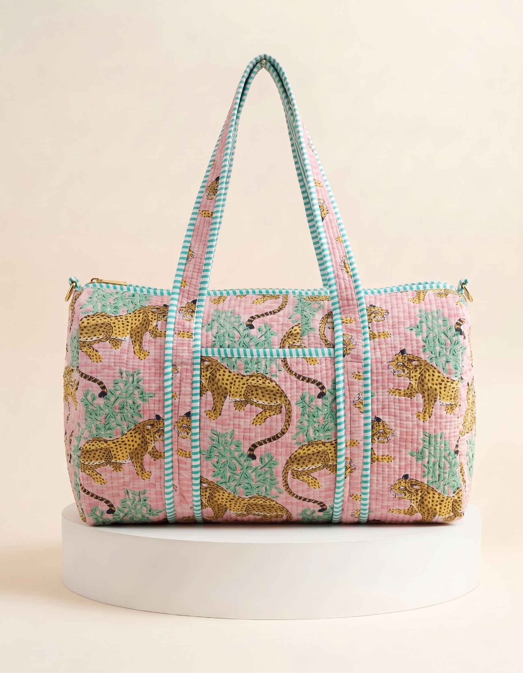 Weekend Bag - Light Pink Cheetah