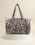 Weekend Bag - Orange Leopard Print