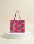 Zip Tote  - Pink Cheetah